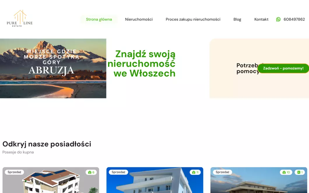 Nieruchomości na sprzedaż Włochy | Pureline Estate