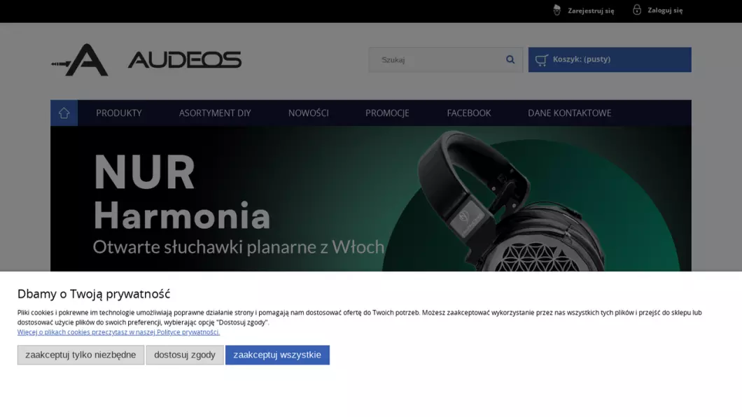 Profesjonalny sprzęt audio Audeos