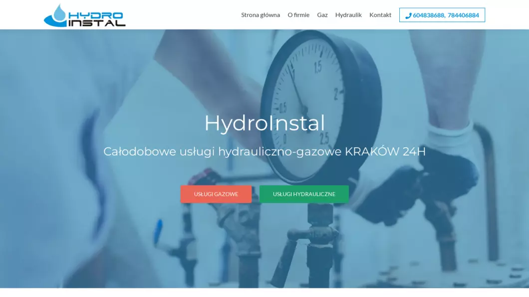 HydroInstal - Pogotowie gazowe i hydrauliczne